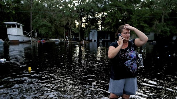 Tropical storm Hermine hit Florida earlier this week, leaving behind major flooding and damage. (AFP)