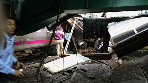One person was killed in the train crash. (AAP)