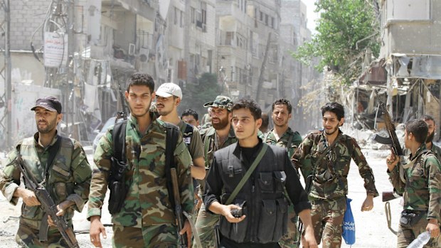 Syrian fighters battling the Islamic State could soon be supported by US air strikes. (AAP)