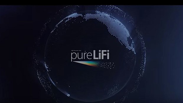 Li-Fi was pitched at the Mobile World Congress in Barcelona this week. (Supplied)