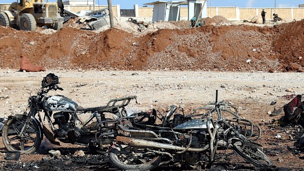 Dozens were killed in the Syrian car-bombing. (AFP)