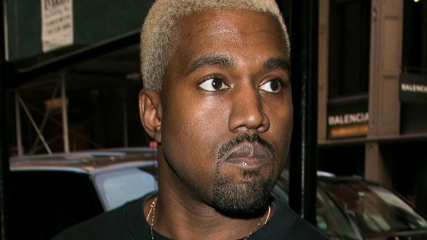 Kanye West is seen on February 15, 2017 in New York City. (Getty)