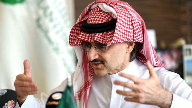 Saudi Arabia's billionaire Prince Alwaleed bin Talal. (Getty)