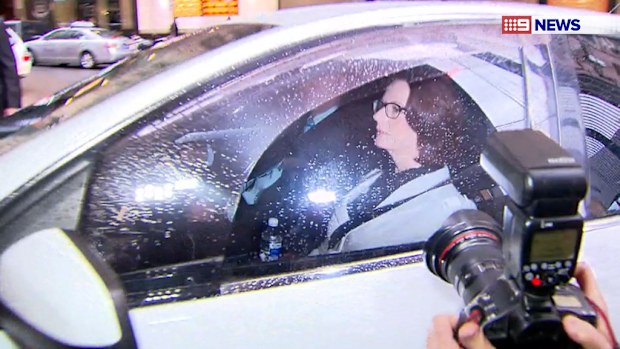 Julia Gillard arrives. (9NEWS)