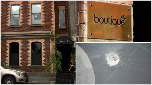 Melbourne's Boutique Nighclub was allegedly targeted in a shooting. (9NEWS)
