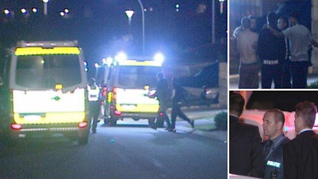 Police are at the scene in Banksia Grove. (9NEWS)