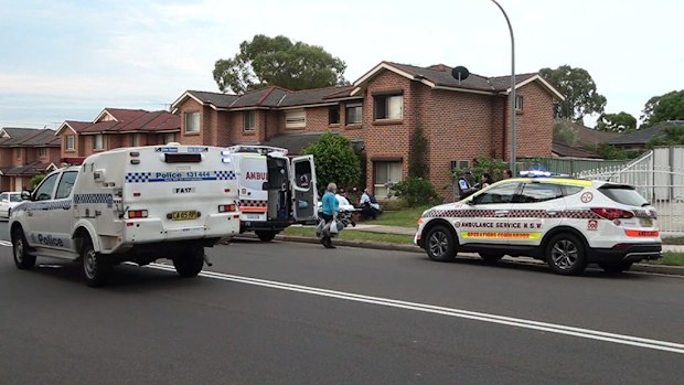 Two men have been injured in a shooting in Sydney's western suburbs. (9NEWS)