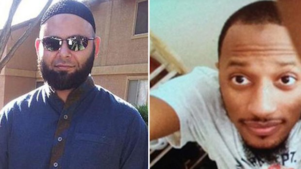 ISIL has claimed Nadir Hamid Soofi, 34, and Elton Simpson, 30. (Supplied)