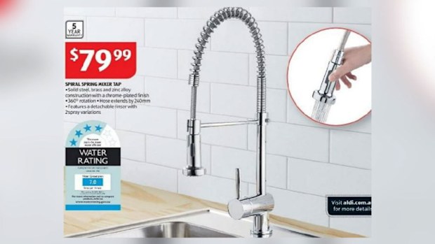 The Australian Competition and Consumer Commission have launched an investigation into the taps. (Supplied)