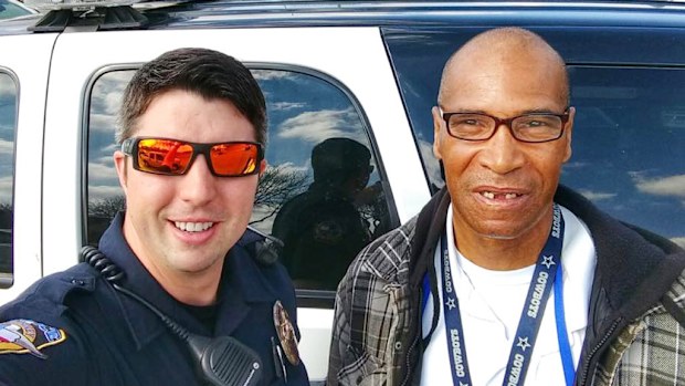 "Patrick", 52, was spotted walking along the side of a highway while on his way to work. (Facebook/McKinney Police Department)