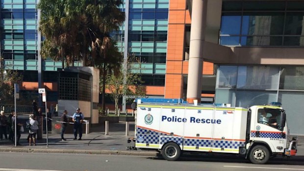 Buildings were evacuated as a 'precaution'. (Twitter/Matt Cameron)