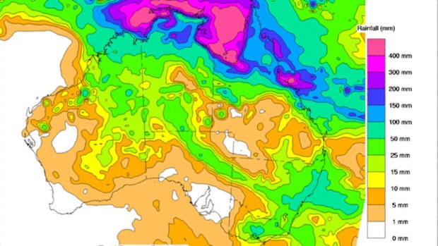North Queensland is in for a drenching this week. (Queensland BOM)
