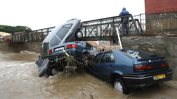 Southern France has been hit by its worst floods in a decade. (Getty)