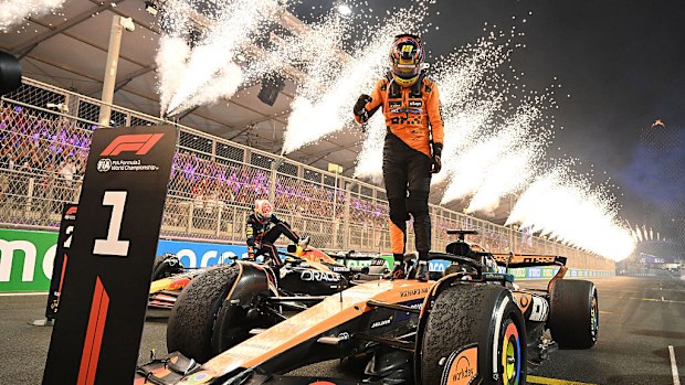 Oscar Piastri stood on the podium last time out in Saudi Arabia. 