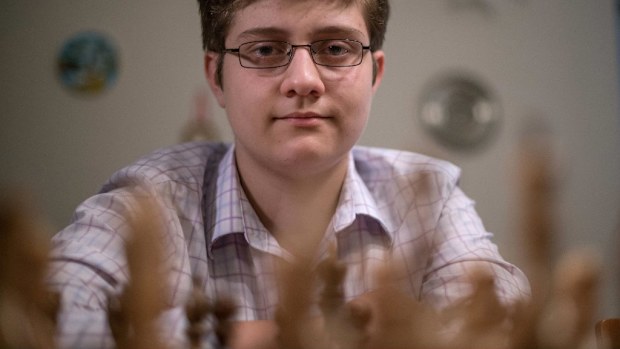 US boy Samuel Sevian, 13, is hoping to become the world's youngest chess grandmaster. (Getty)