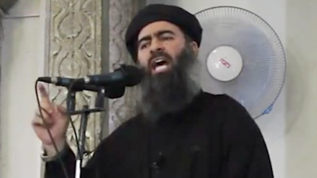 ISIL chief Abu Bakr al-Baghdadi has reportedly been wounded in an air strike. (AAP)