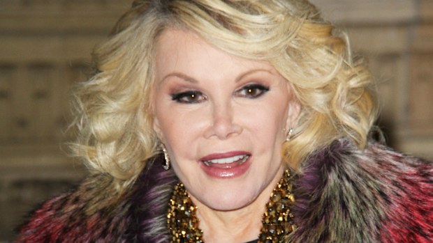 Joan Rivers has died in New York aged 81. (AAP)