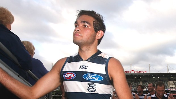Geelong player Brad Hartman. (Getty)