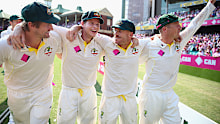 Shane Watson, Steve Smith, David Warner and Brad Haddin. 