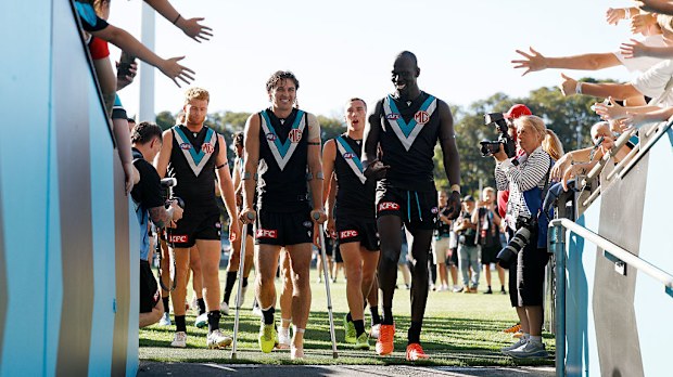 AFL news 2026 | Port Adelaide captain Connor Rozee latest to suffer ...