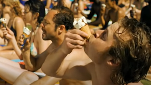 The ad features the controversial eating style embraced by Aussies.
