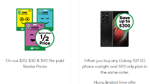 Woolworths specials