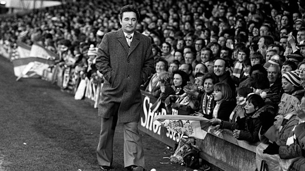 Nottingham Forest manager Brian Clough.