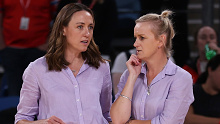 Bec Bulley with Lauren Brown.