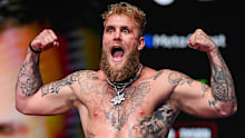 Jake Paul during weigh-ins.