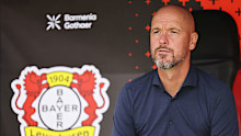 Erik ten Hag, manager of Bayer Leverkusen.