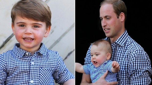 Although Prince Louis and his dad certainly share the same fashion sense.