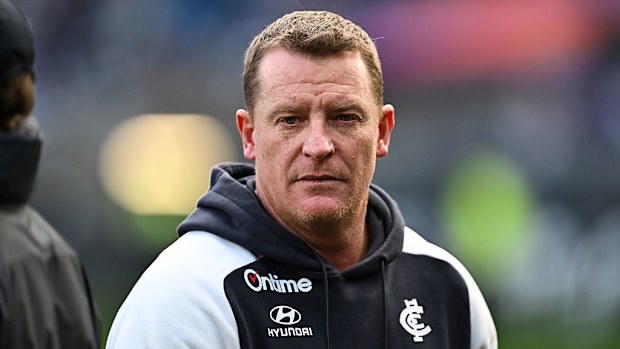 Michael Voss, senior coach of Carlton.