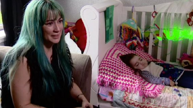 Vicky cared for her daughter in hospice.