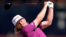 Cameron Smith drives off the tee on the 7th hole prior to the BMW Australian PGA Championship 2025.