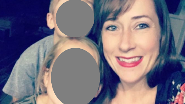 She leaves behind two children aged 10 and seven.