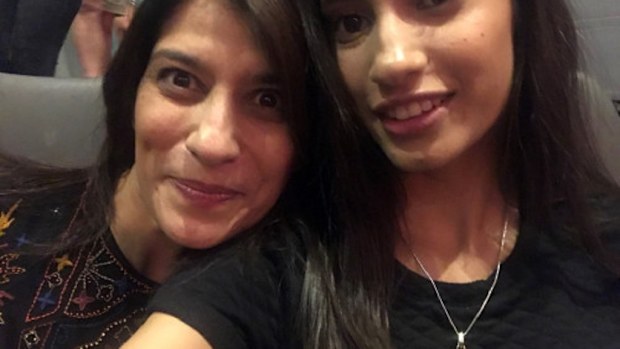 Ameeta MS with daughter