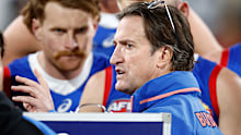 Western Bulldogs coach Luke Beveridge. 