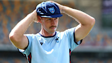 Ross Pawson of New South Wales at his cap presentation.