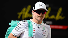 Valtteri Bottas was at the track in Abu Dhabi, a year after he received his penalty. 