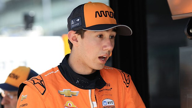 Nolan Siegel at Indianapolis Motor Speedway.
