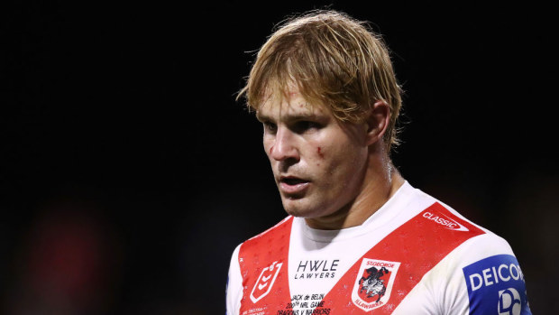 Dragons forward Jack de Belin.