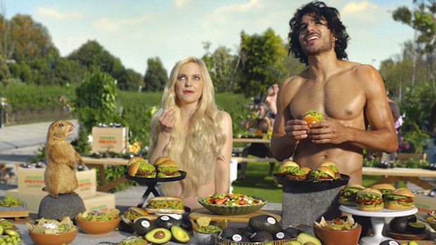 A scene from Avocados From Mexico Super Bowl NFL football spot. (Avocados From Mexico via AP)