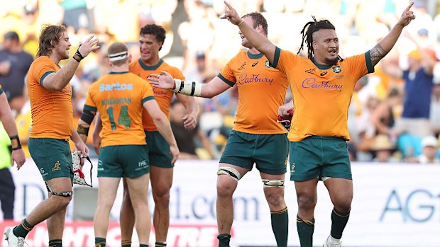 Brandon Paenga-Amosa of the Wallabies.