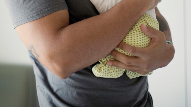 Couple with baby