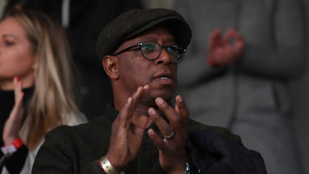 Ian Wright spotted in the stands at the FA Women's Super League match between Arsenal WFC and Brighton.