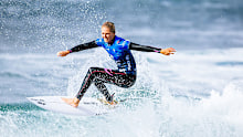 Stephanie Gilmore in action at Bells Beach.