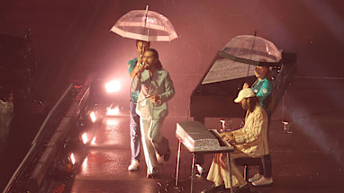 Rain won't dim their shine