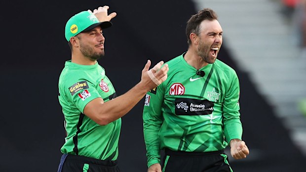 Marcus Stoinis and Glenn Maxwell of the Stars.
