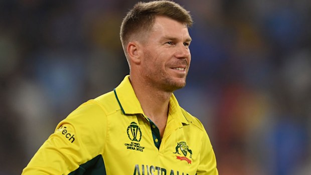 David Warner of Australia.