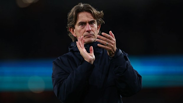 Thomas Frank, Emirates Stadyumu'nda.